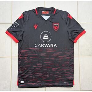 Macron Men's Medium Phoenix Rising 2019/20 Away Black Jersey Performance